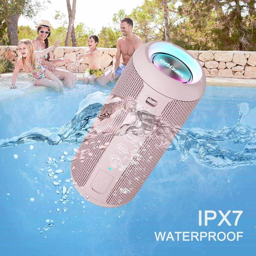 IPX7 waterproof at the pool