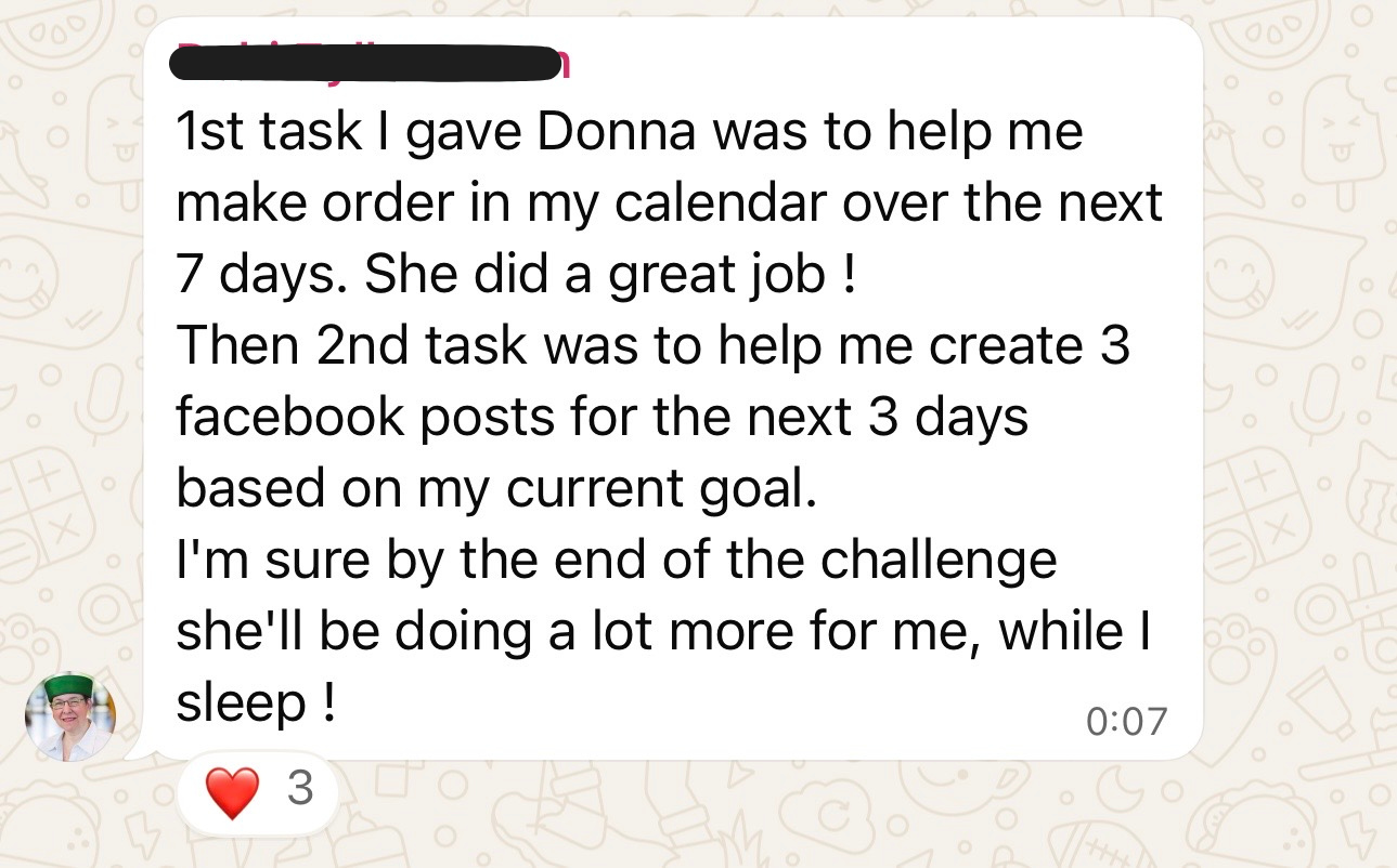 Testimonial