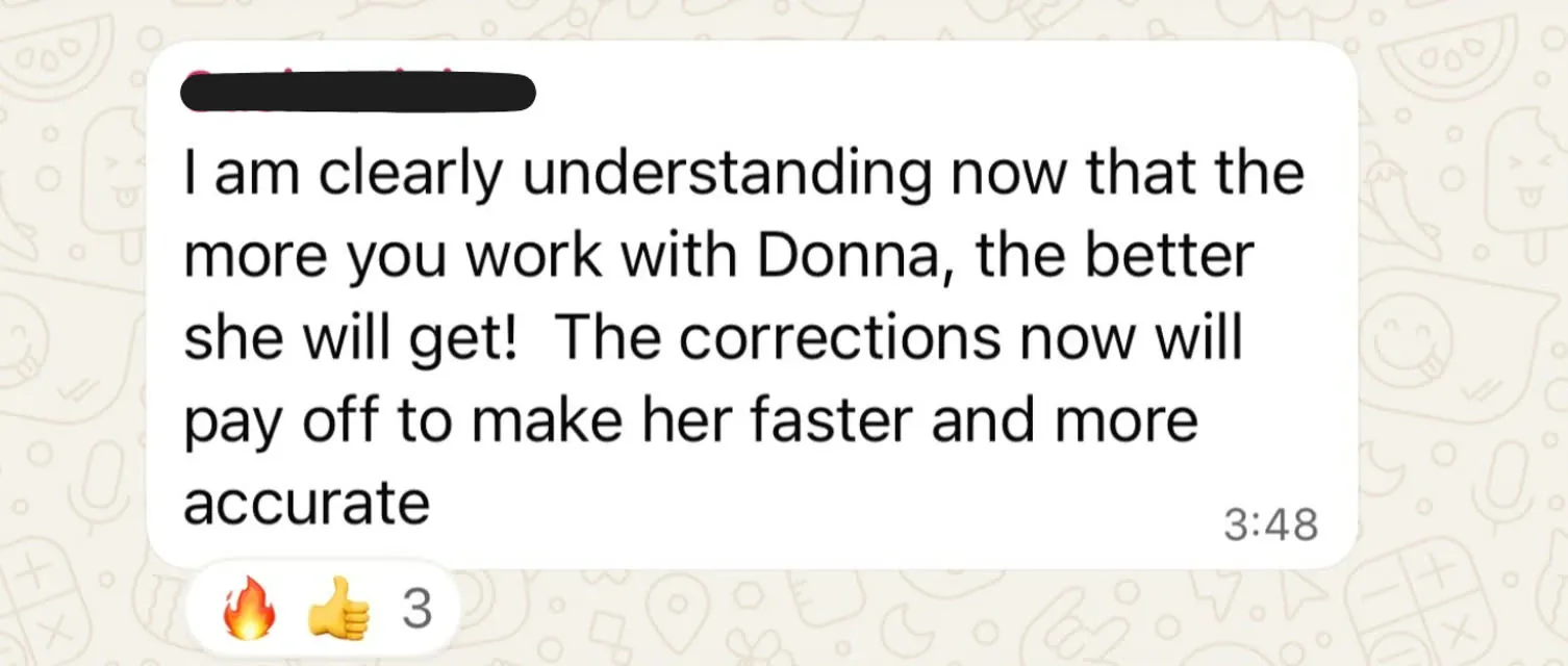 WhatsApp message from a Claude Code Challenge participant